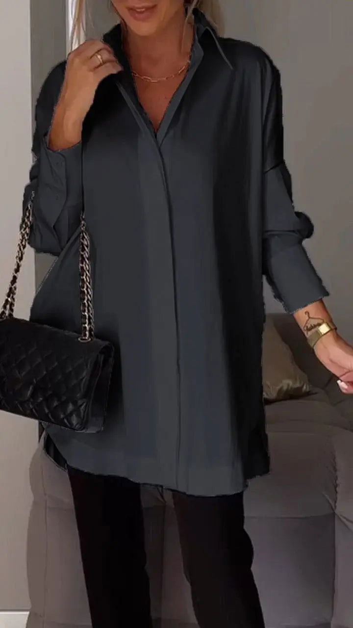 AMY | Elegant Women's Lapel Shirt for a Timeless Look - Lizabella Fashion -  -  - AMY | Elegant Women's Lapel Shirt for a Timeless Look - Lizabella Fashion - #tag1# - #tag2#