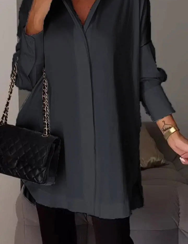 AMY | Elegant Women's Lapel Shirt for a Timeless Look - Lizabella Fashion -  -  - AMY | Elegant Women's Lapel Shirt for a Timeless Look - Lizabella Fashion - #tag1# - #tag2#