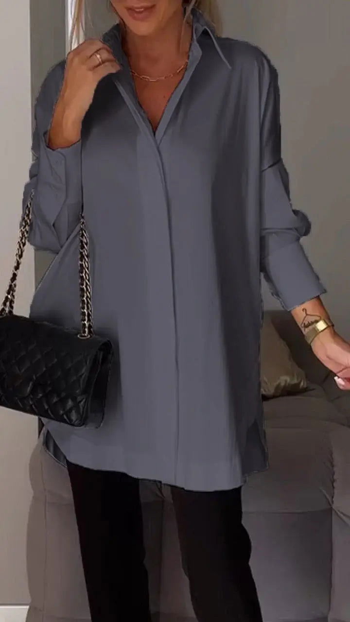 AMY | Elegant Women's Lapel Shirt for a Timeless Look - Lizabella Fashion -  -  - AMY | Elegant Women's Lapel Shirt for a Timeless Look - Lizabella Fashion - #tag1# - #tag2#