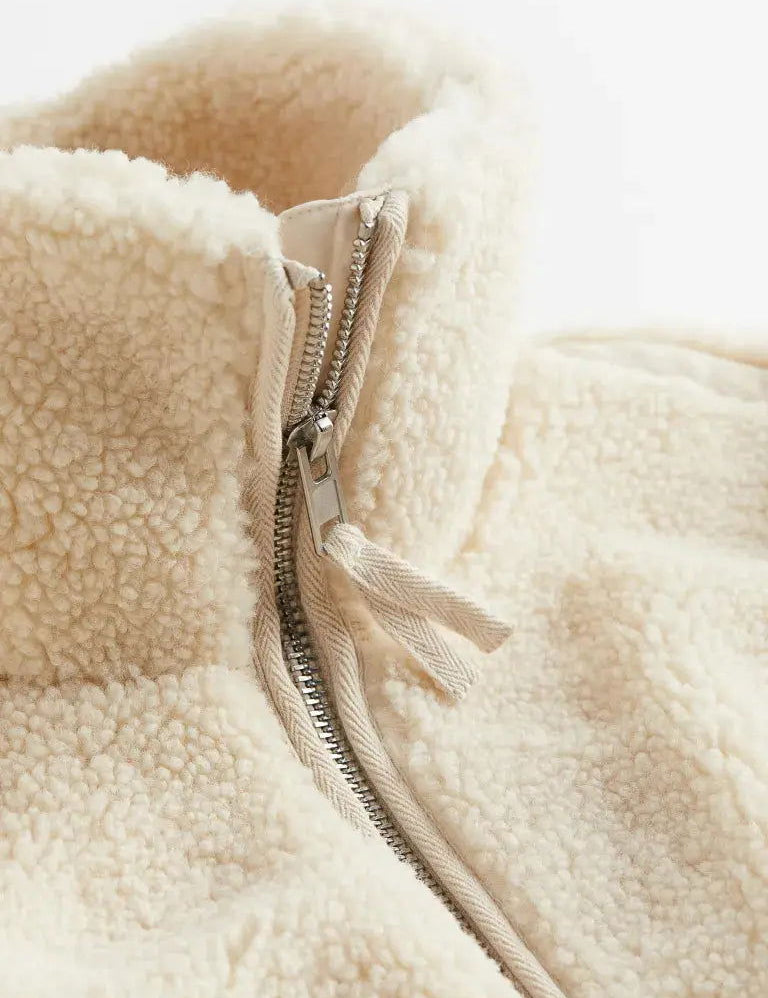 ANGELINA | Teddy Fleece Jacket - Lizabella Fashion -  -  - ANGELINA | Teddy Fleece Jacket - Lizabella Fashion - #tag1# - #tag2#