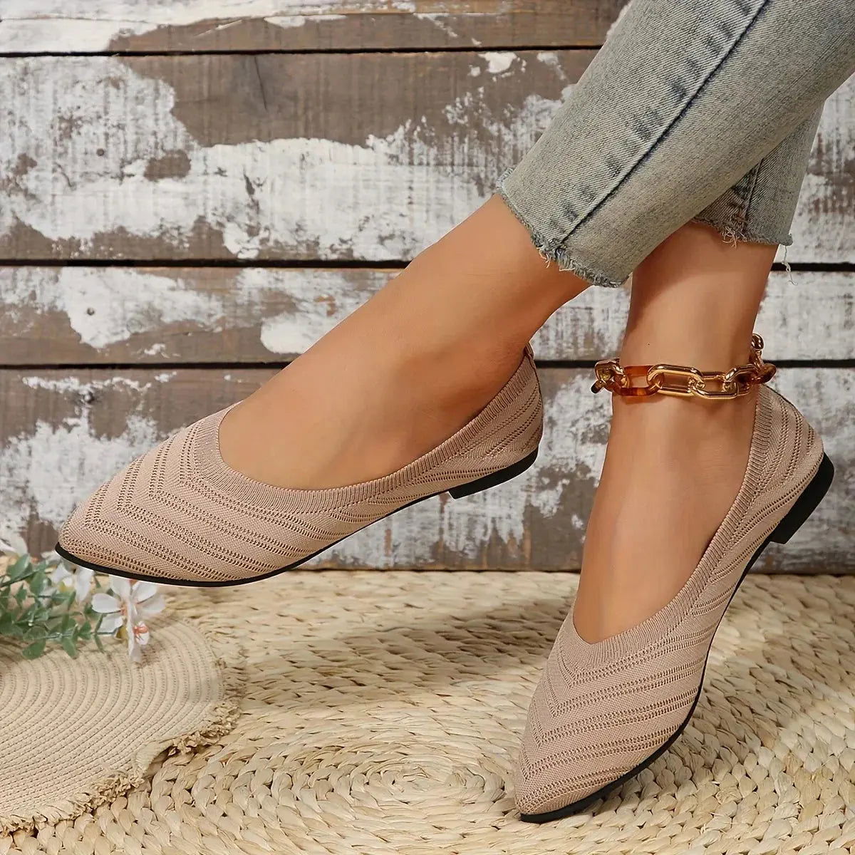 ANNE | Chic and Airy Ballet Loafers for Everyday Comfort - Lizabella Fashion -  -  - ANNE | Chic and Airy Ballet Loafers for Everyday Comfort - Lizabella Fashion - #tag1# - #tag2#