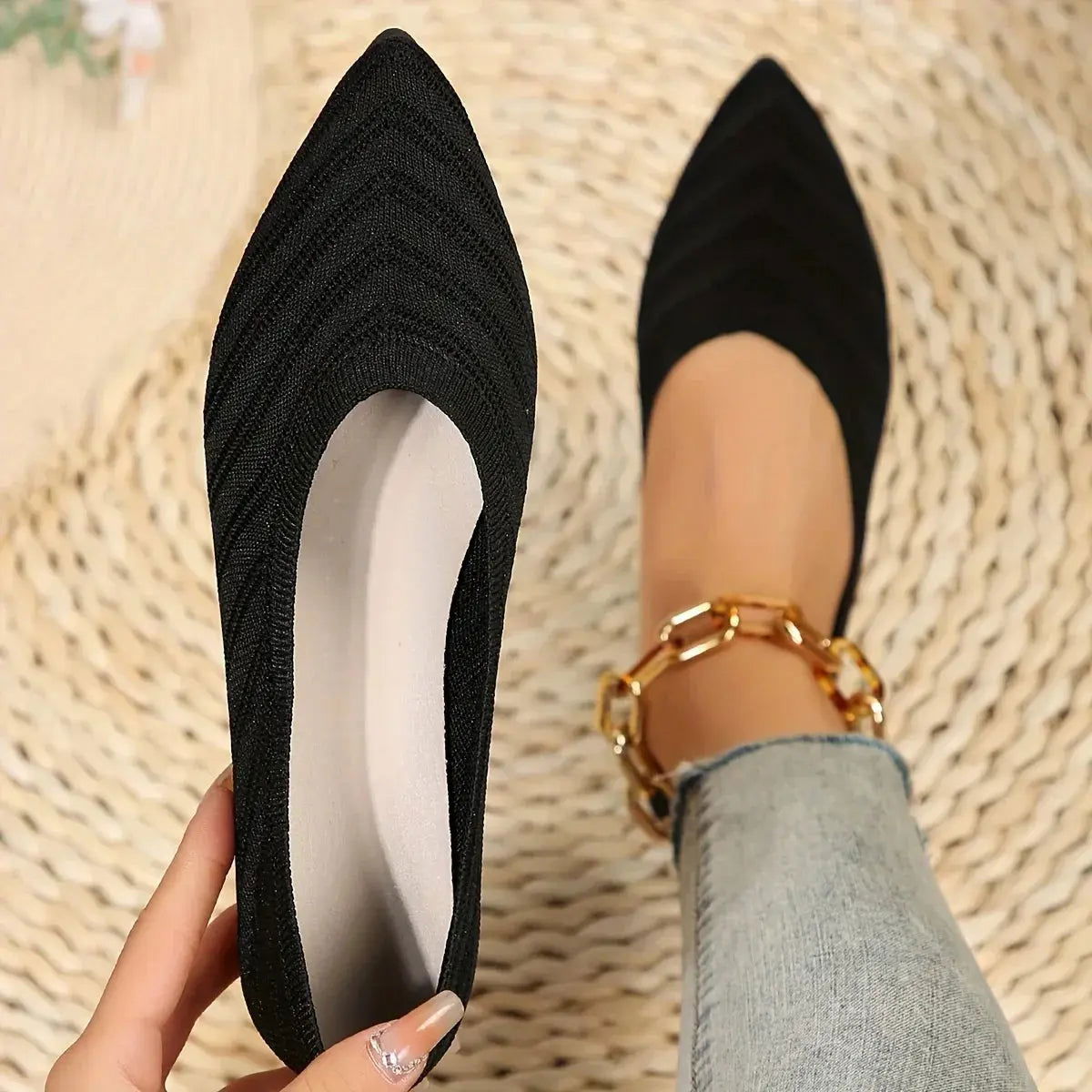 ANNE | Chic and Airy Ballet Loafers for Everyday Comfort - Lizabella Fashion -  -  - ANNE | Chic and Airy Ballet Loafers for Everyday Comfort - Lizabella Fashion - #tag1# - #tag2#