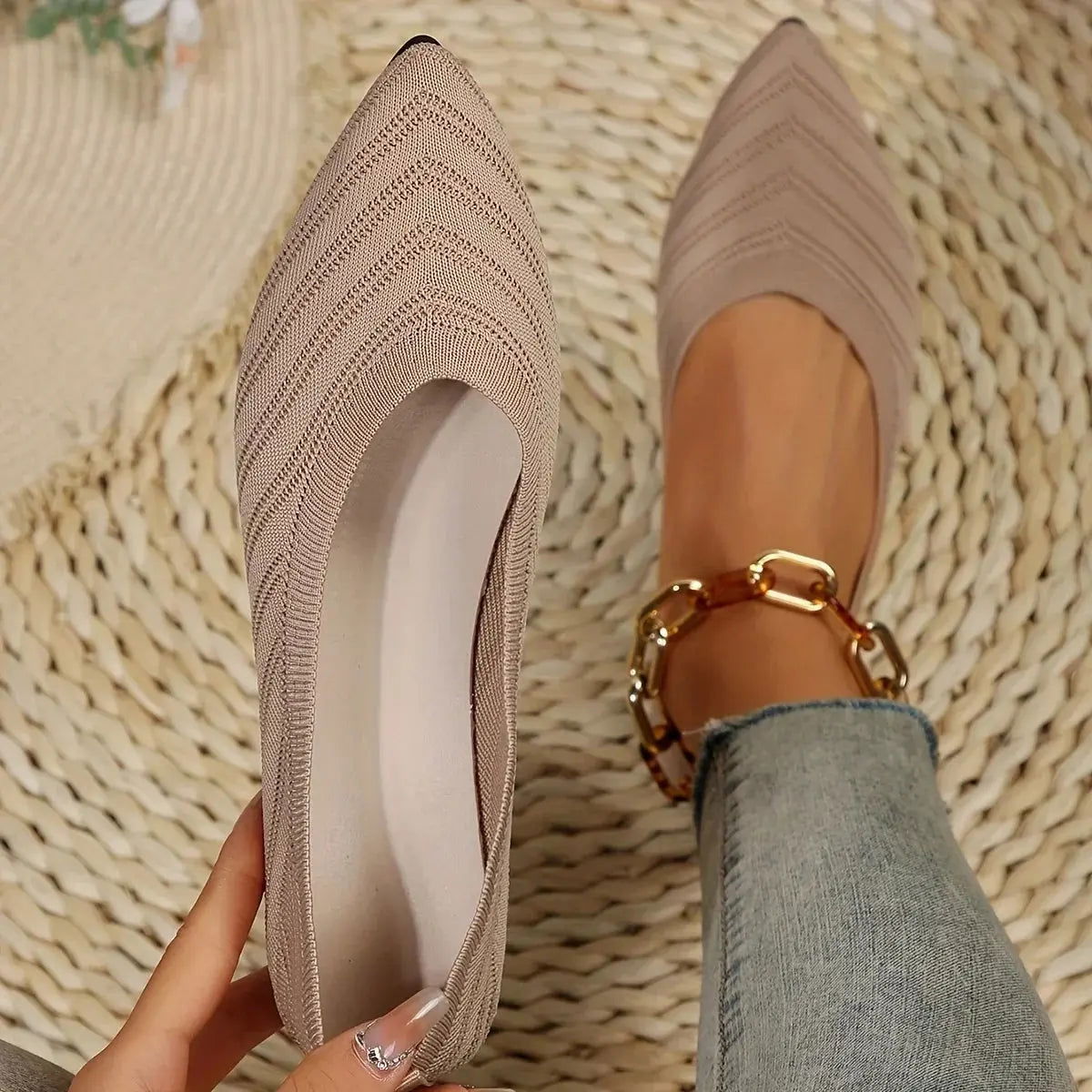 ANNE | Chic and Airy Ballet Loafers for Everyday Comfort - Lizabella Fashion -  -  - ANNE | Chic and Airy Ballet Loafers for Everyday Comfort - Lizabella Fashion - #tag1# - #tag2#