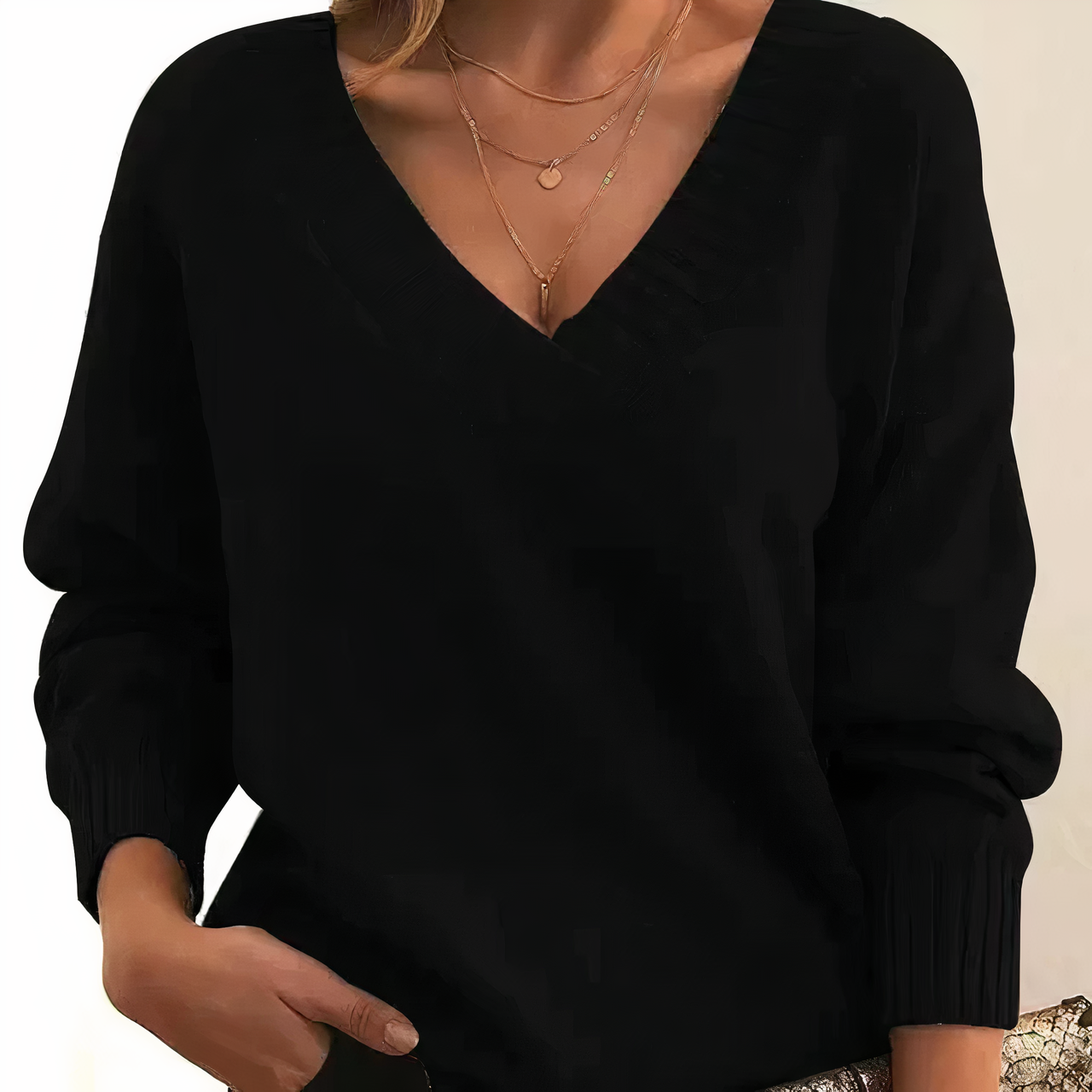 Chic maglione in cashmere per un autunno alla moda