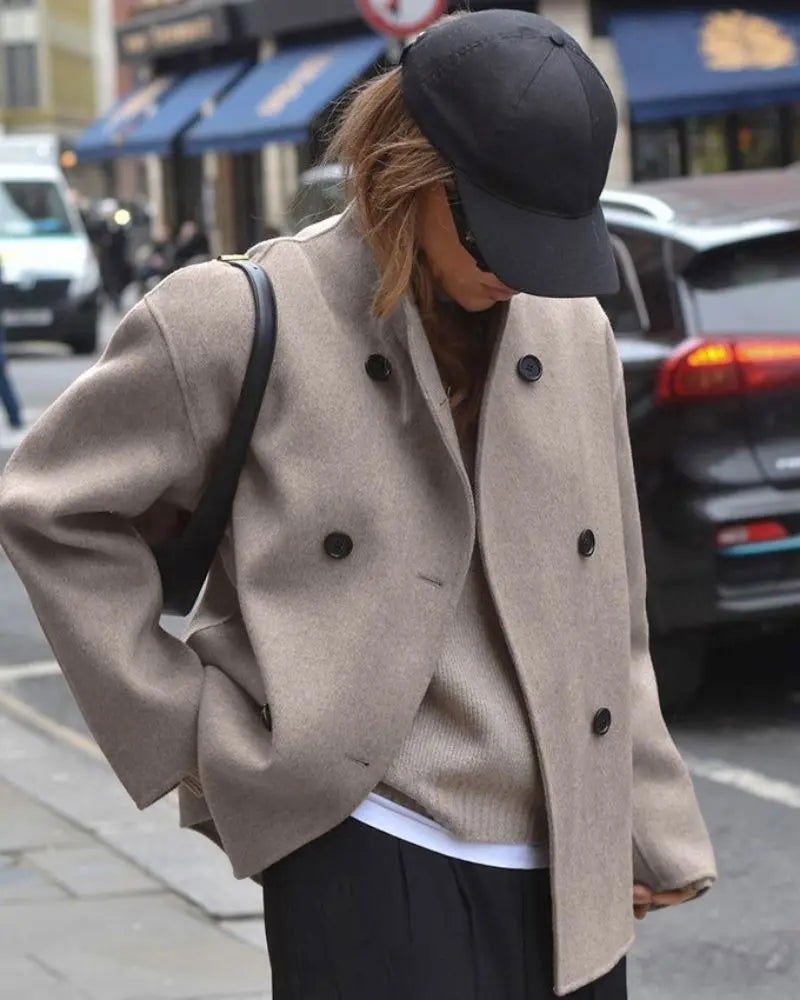 AVA | Designer Loose Jack Woolblend - Lizabella Fashion -  -  - AVA | Designer Loose Jack Woolblend - Lizabella Fashion - #tag1# - #tag2#