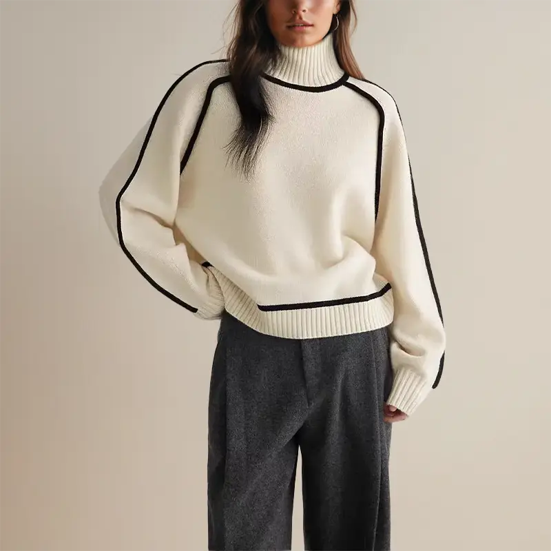 AYLA | Premium Turtleneck Pullover - Lizabella Fashion -  -  - AYLA | Premium Turtleneck Pullover - Lizabella Fashion - #tag1# - #tag2#