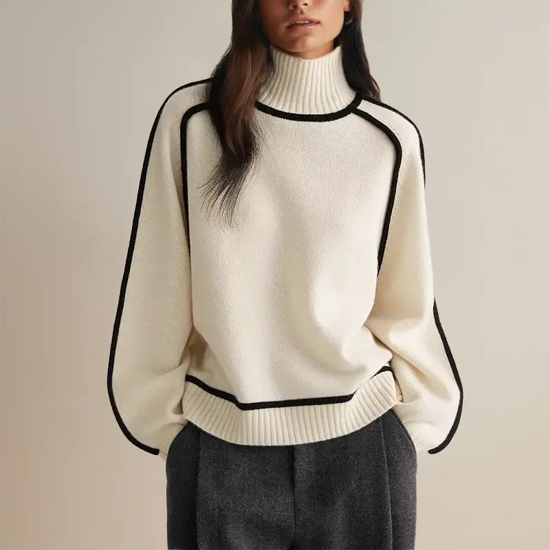 AYLA | Premium Turtleneck Pullover - Lizabella Fashion -  -  - AYLA | Premium Turtleneck Pullover - Lizabella Fashion - #tag1# - #tag2#