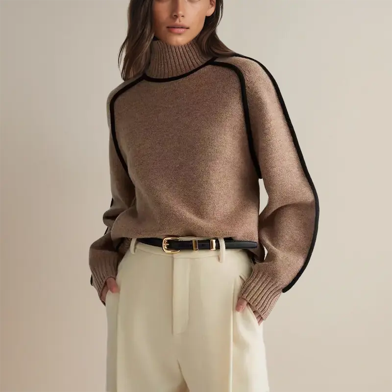 AYLA | Premium Turtleneck Pullover - Lizabella Fashion -  -  - AYLA | Premium Turtleneck Pullover - Lizabella Fashion - #tag1# - #tag2#