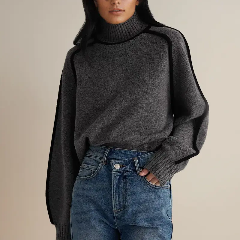 AYLA | Premium Turtleneck Pullover - Lizabella Fashion -  -  - AYLA | Premium Turtleneck Pullover - Lizabella Fashion - #tag1# - #tag2#