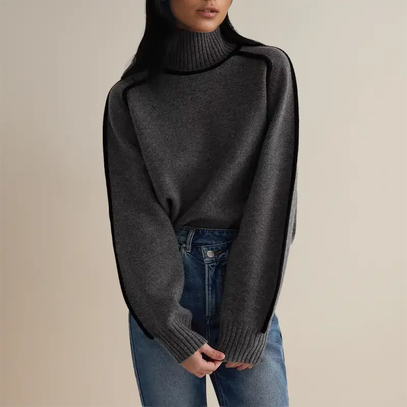 AYLA | Premium Turtleneck Pullover - Lizabella Fashion -  -  - AYLA | Premium Turtleneck Pullover - Lizabella Fashion - #tag1# - #tag2#