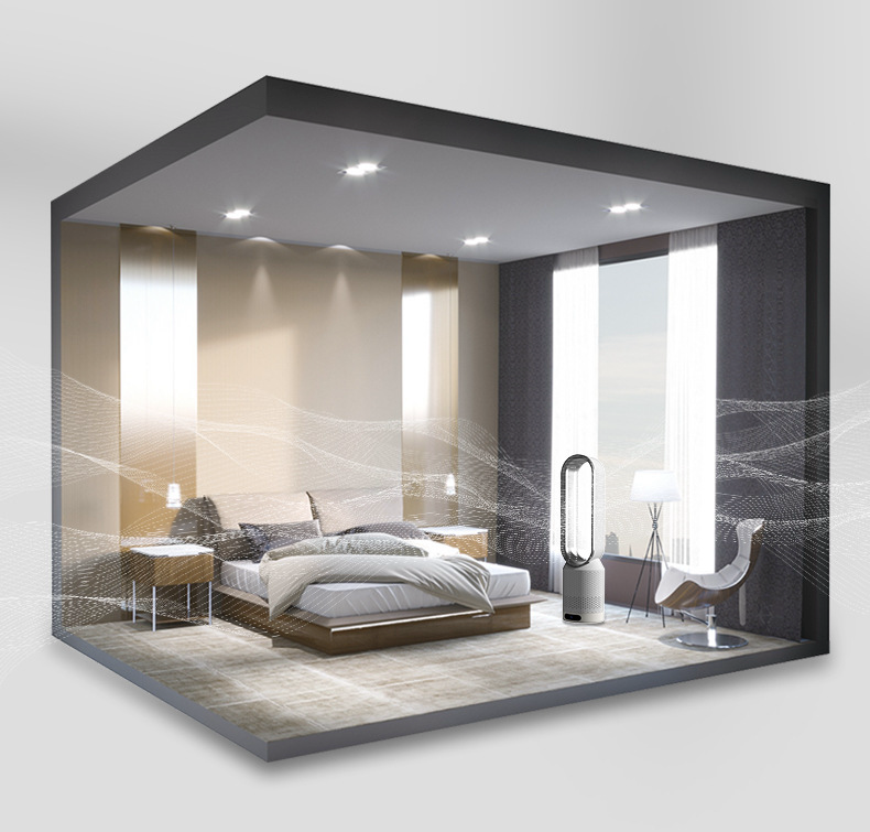 Airpure | Relier d'aria 3 in 1 con purificatore d'aria | Oscillazione e tocco a LED 7