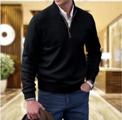 Andrew | Maglione da uomo in maglia con cerniera a un quarto 3