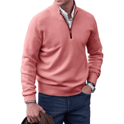 Andrew | Maglione da uomo in maglia con cerniera a un quarto 8