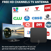 Antenna HDTV amplificata digitale da interni da 300 miglia con amplificatore di segnale 6