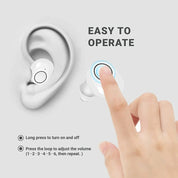 Apparecchi acustici Bluetooth con controllo delle app: progettazione ricaricabile e compatta per la chiarezza del suono migliorata e più modalità di ascolto 4