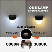 Applique solare per esterni: impermeabile, a risparmio energetico, design moderno, IP65, illuminazione a LED da 4 W 3