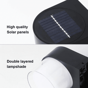 Applique solare per esterni: impermeabile, a risparmio energetico, design moderno, IP65, illuminazione a LED da 4 W 4