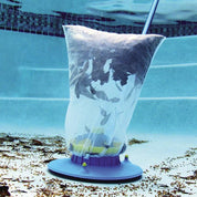 Aspirafoglie per piscine, grande aspirafoglie per piscine interrate e fuori terra (blu) 0