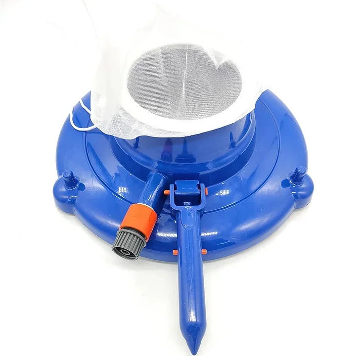 Aspirafoglie per piscine, grande aspirafoglie per piscine interrate e fuori terra (blu) 2