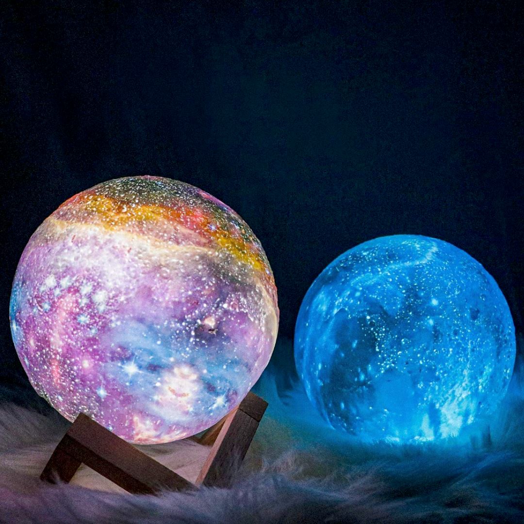 Asteria | Lampada lunare 3D senza fili 0