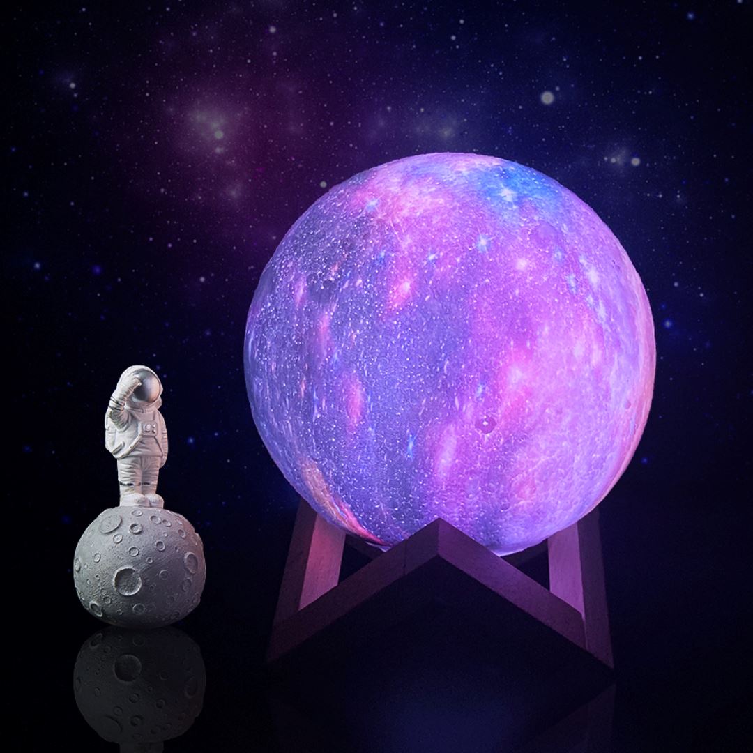 Asteria | Lampada lunare 3D senza fili 8