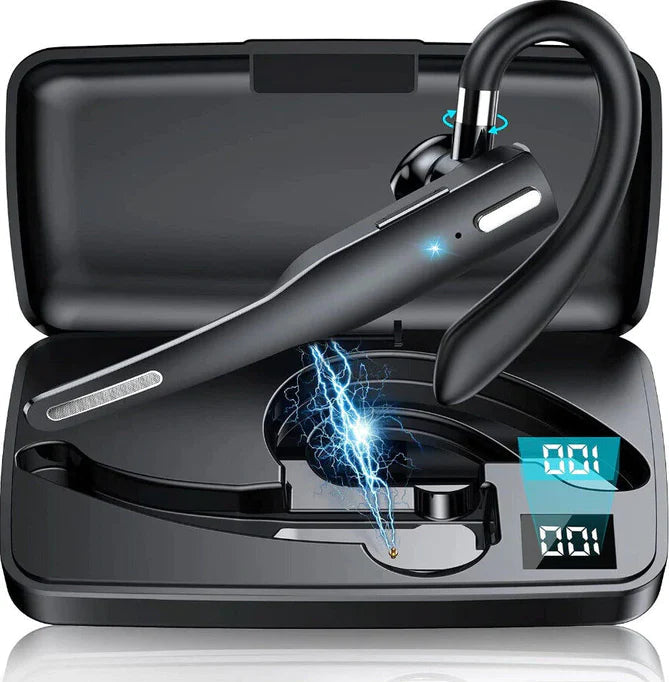 Auricolare/auricolare Bluetooth 5.1 wireless con doppio microfono e cancellazione del rumore per camionisti 6