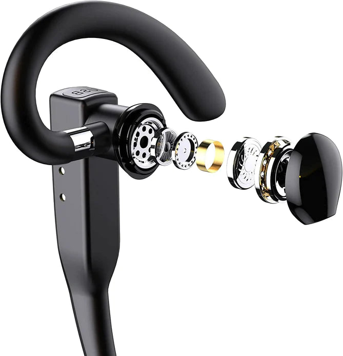 Auricolare/auricolare Bluetooth 5.1 wireless con doppio microfono e cancellazione del rumore per camionisti 7