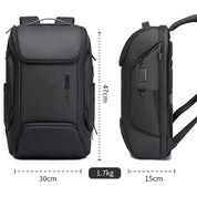BANGE Nuova porta di ricarica USB adatta allo zaino per laptop da 15,6 pollici per uomo 3