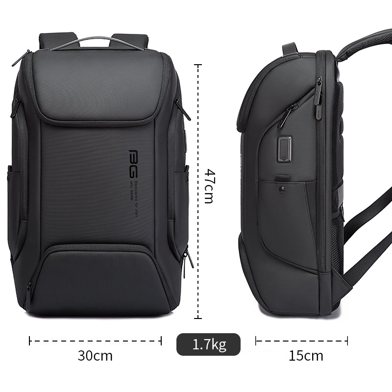 BANGE Nuova porta di ricarica USB adatta allo zaino per laptop da 15,6 pollici per uomo 3