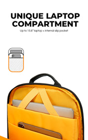 BANGE Nuovo zaino da viaggio impermeabile morbido e leggero per studenti, casual, da uomo, per laptop 4