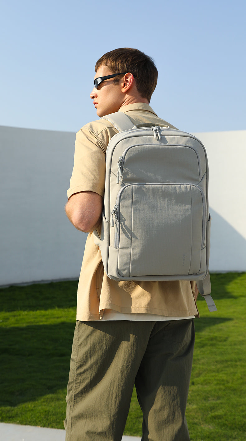 BANGE Nuovo zaino da viaggio impermeabile morbido e leggero per studenti, casual, da uomo, per laptop 7