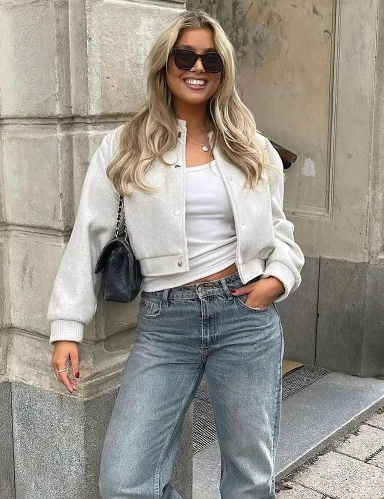 BEAU | Cropped Bomberjack Women - Lizabella Fashion -  -  - BEAU | Cropped Bomberjack Women - Lizabella Fashion - #tag1# - #tag2#