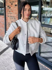 BEAU | Cropped Bomberjack Women - Lizabella Fashion -  -  - BEAU | Cropped Bomberjack Women - Lizabella Fashion - #tag1# - #tag2#