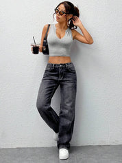 BECKY | Chic Cropped Top for a Stylish Summer and Spring Look - Lizabella Fashion -  -  - BECKY | Chic Cropped Top for a Stylish Summer and Spring Look - Lizabella Fashion - #tag1# - #tag2#