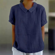 BELLA | Luxurious Cotton Linen Blouse for Ultimate Comfort - Lizabella Fashion -  -  - BELLA | Luxurious Cotton Linen Blouse for Ultimate Comfort - Lizabella Fashion - #tag1# - #tag2#