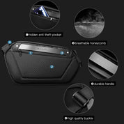 Bange New Sling Bag, borsa a tracolla da viaggio impermeabile per uomo 5