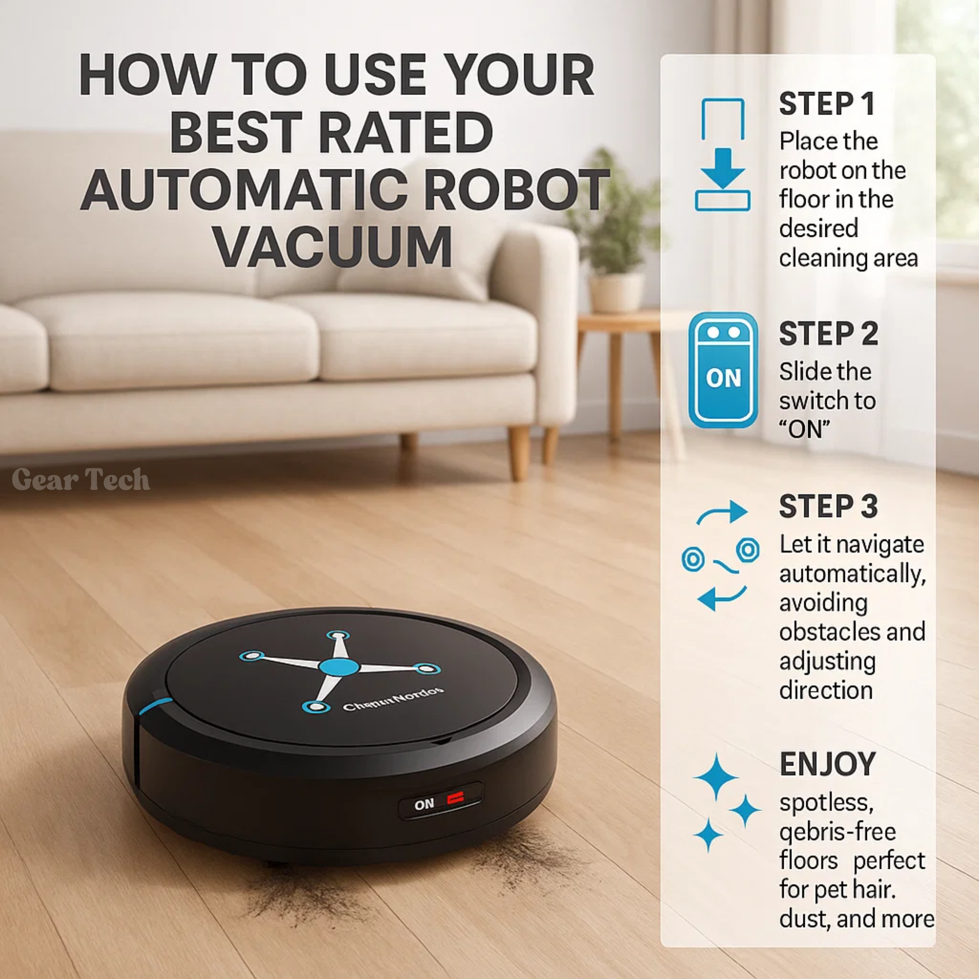 Best Automatic Robot Autonomus Autonomous Top Autonome Caster e MOP 6