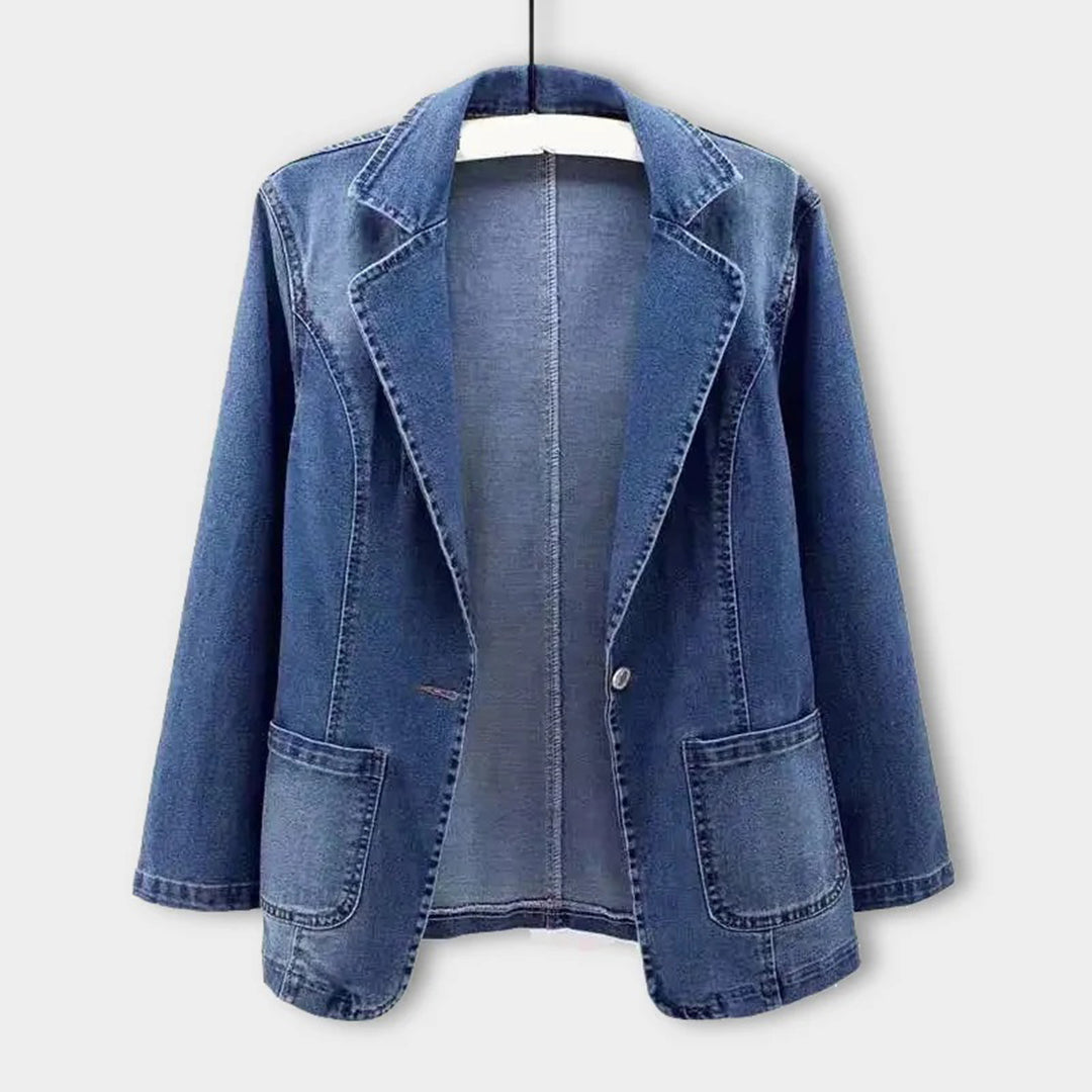 Vera | Blazer in denim da donna dalla vestibilità sartoriale