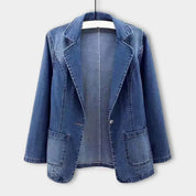 Vera | Blazer in denim da donna dalla vestibilità sartoriale