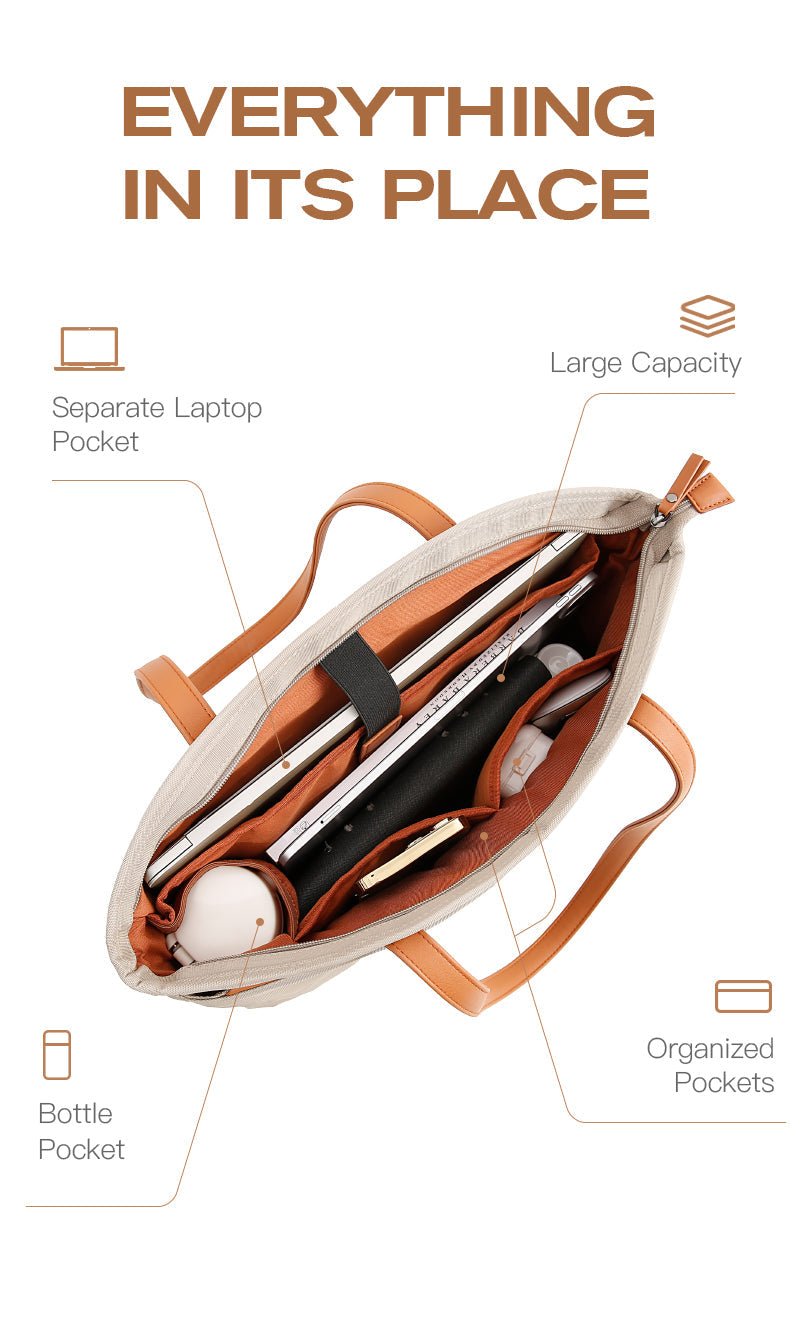 Borsa da viaggio leggera BANGE All-in-One Commuter per laptop da 14 pollici 8