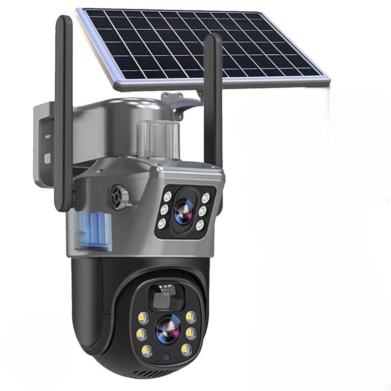 Camera di sicurezza 4K wireless con pannello solare - DualGuard 4K 0