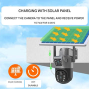 Camera di sicurezza 4K wireless con pannello solare - DualGuard 4K 6