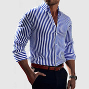 Camicia in Cotone Striata 1