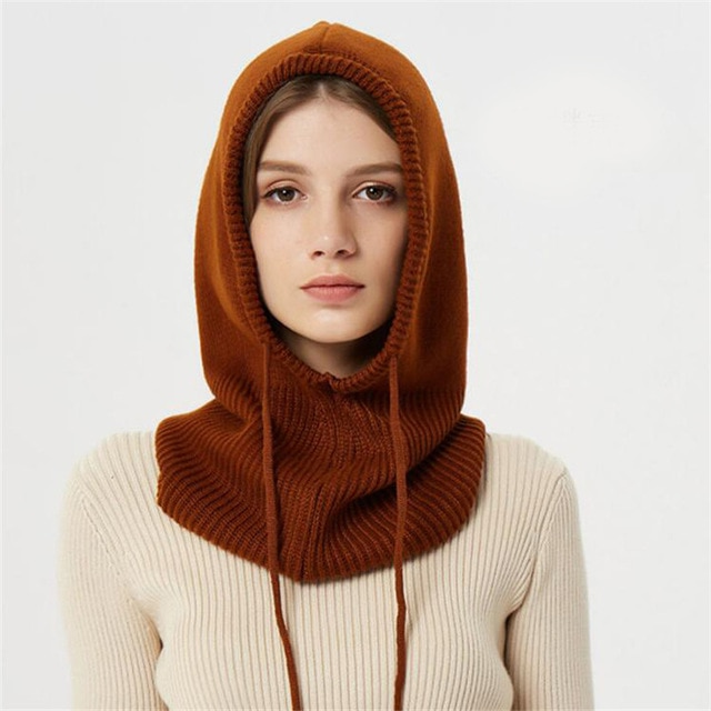 Cappello invernale in cashmere lavorato a maglia 7