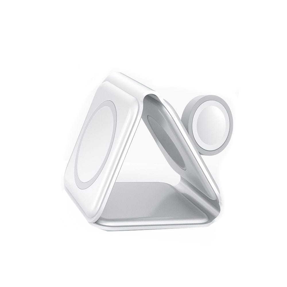 Caricabatterie wireless 3 in 1 per smartphone, smartwatch e auricolari 0