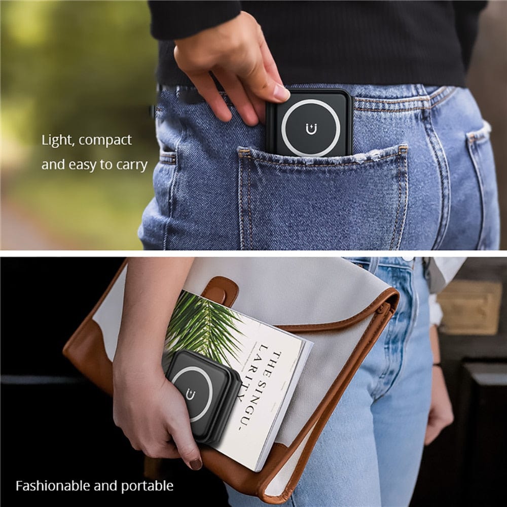 Caricabatterie wireless 3 in 1 per smartphone, smartwatch e auricolari 5