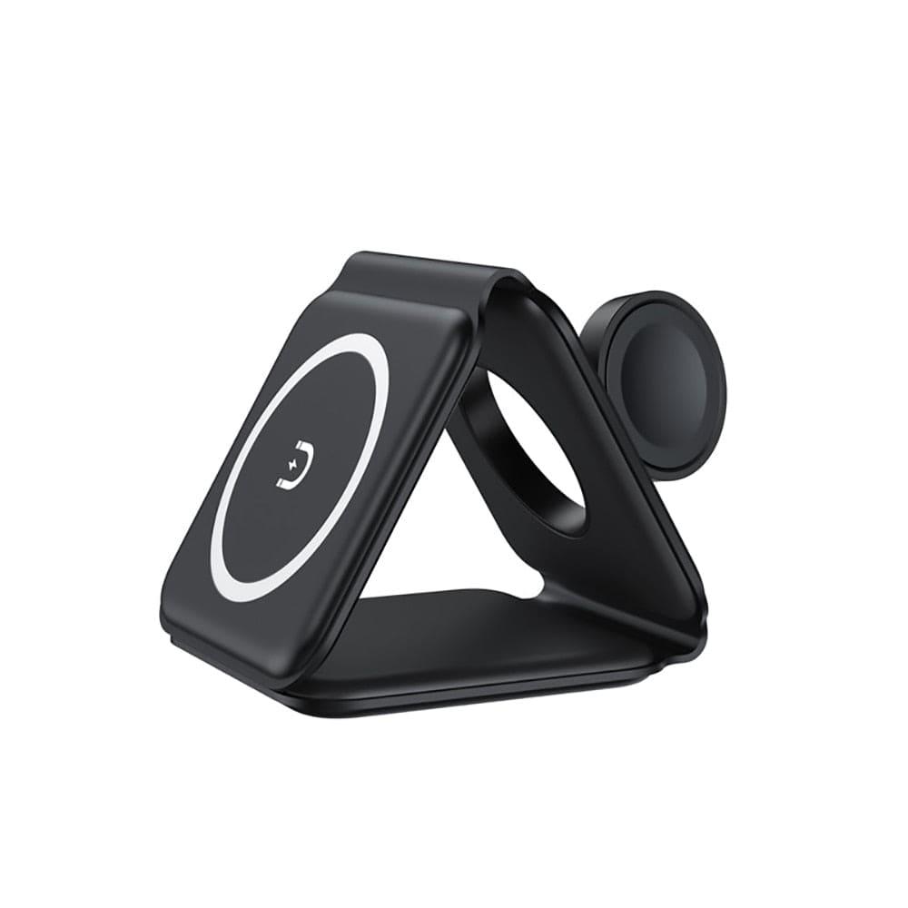 Caricabatterie wireless 3 in 1 per smartphone, smartwatch e auricolari 7