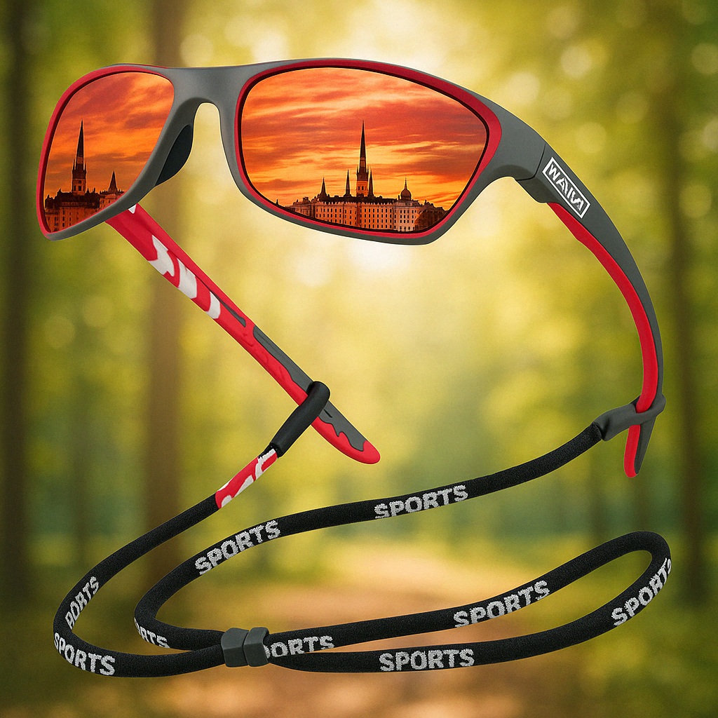 Polarizzanti occhiali da sole sportivi all'aperto con protezione UV400 - design leggero ed elegante per il massimo comfort per gli occhi-2