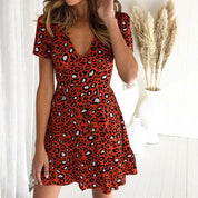 Chic Leopard Print Mini Dress for Effortless Summer Style - Lizabella Fashion -  -  - Chic Leopard Print Mini Dress for Effortless Summer Style - Lizabella Fashion - #tag1# - #tag2#