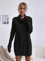 Chic Long-Fit Knitted Turtleneck Sweater by VICTORIA - Lizabella Fashion -  -  - Chic Long-Fit Knitted Turtleneck Sweater by VICTORIA - Lizabella Fashion - #tag1# - #tag2#